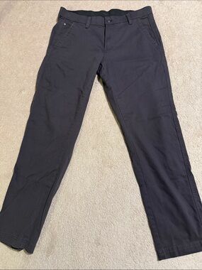Weatherproof Men's Dark Gray Straight-Fit Utility Pants